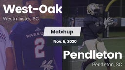 Matchup: West-Oak  vs. Pendleton  2020