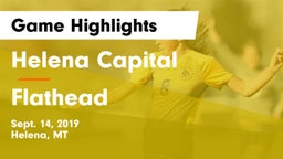 Helena Capital  vs Flathead  Game Highlights - Sept. 14, 2019