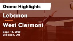 Lebanon   vs West Clermont  Game Highlights - Sept. 14, 2020