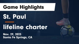 St. Paul  vs lifeline charter Game Highlights - Nov. 29, 2023