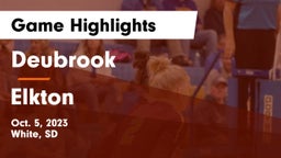 Deubrook  vs Elkton  Game Highlights - Oct. 5, 2023