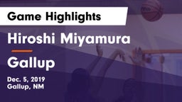 Hiroshi Miyamura  vs Gallup Game Highlights - Dec. 5, 2019