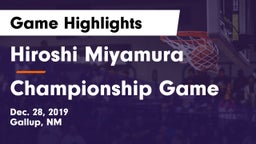 Hiroshi Miyamura  vs Championship Game Game Highlights - Dec. 28, 2019
