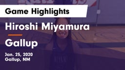 Hiroshi Miyamura  vs Gallup  Game Highlights - Jan. 25, 2020