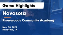 Navasota  vs Pineywoods Community Academy Game Highlights - Nov. 20, 2021