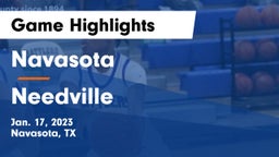 Navasota  vs Needville  Game Highlights - Jan. 17, 2023
