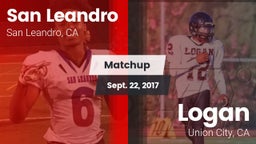 Matchup: San Leandro High vs. Logan  2017