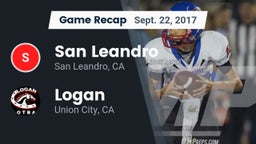 Recap: San Leandro  vs. Logan  2017