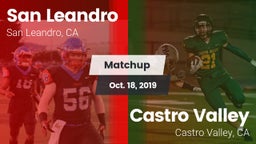 Matchup: San Leandro High vs. Castro Valley  2019