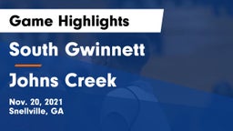 South Gwinnett  vs Johns Creek  Game Highlights - Nov. 20, 2021