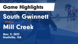 South Gwinnett  vs Mill Creek  Game Highlights - Nov. 9, 2022