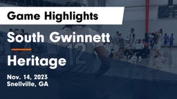 South Gwinnett  vs Heritage  Game Highlights - Nov. 14, 2023