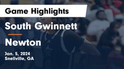 South Gwinnett  vs Newton  Game Highlights - Jan. 5, 2024