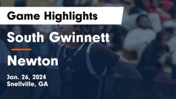 South Gwinnett  vs Newton  Game Highlights - Jan. 26, 2024