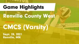 Renville County West  vs CMCS (Varsity) Game Highlights - Sept. 28, 2021