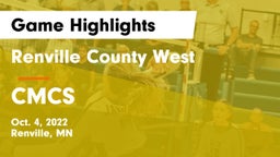 Renville County West  vs CMCS Game Highlights - Oct. 4, 2022