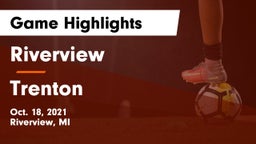 Riverview  vs Trenton  Game Highlights - Oct. 18, 2021