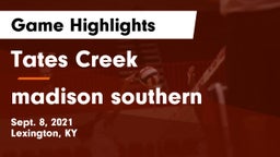 Tates Creek  vs madison southern Game Highlights - Sept. 8, 2021