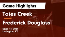 Tates Creek  vs Frederick Douglass Game Highlights - Sept. 14, 2021