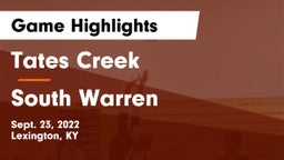 Tates Creek  vs South Warren  Game Highlights - Sept. 23, 2022