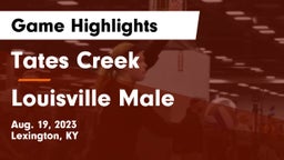 Tates Creek  vs Louisville Male  Game Highlights - Aug. 19, 2023