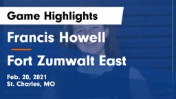 Francis Howell  vs Fort Zumwalt East  Game Highlights - Feb. 20, 2021