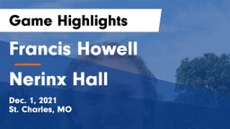 Francis Howell  vs Nerinx Hall  Game Highlights - Dec. 1, 2021