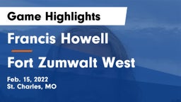 Francis Howell  vs Fort Zumwalt West  Game Highlights - Feb. 15, 2022