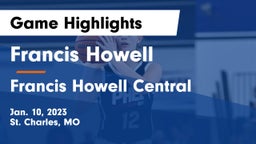 Francis Howell  vs Francis Howell Central  Game Highlights - Jan. 10, 2023