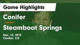Conifer  vs Steamboat Springs  Game Highlights - Dec. 13, 2019