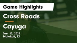 Cross Roads  vs Cayuga  Game Highlights - Jan. 10, 2023