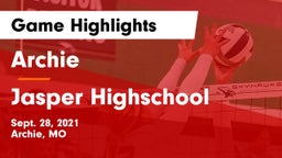 Archie  vs Jasper Highschool Game Highlights - Sept. 28, 2021