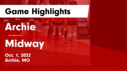 Archie  vs Midway  Game Highlights - Oct. 1, 2022