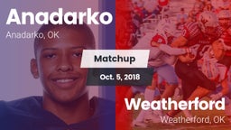 Matchup: Anadarko  vs. Weatherford  2018