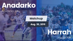 Matchup: Anadarko  vs. Harrah  2019