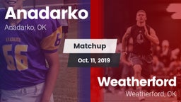 Matchup: Anadarko  vs. Weatherford  2019
