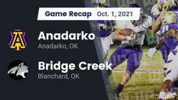 Recap: Anadarko  vs. Bridge Creek  2021