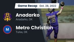 Recap: Anadarko  vs. Metro Christian  2022