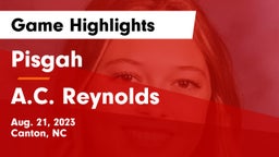 Pisgah  vs A.C. Reynolds  Game Highlights - Aug. 21, 2023