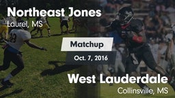 Matchup: Northeast Jones vs. West Lauderdale  2016