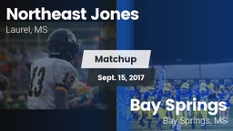 Matchup: Northeast Jones vs. Bay Springs  2017