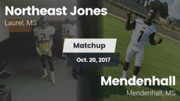 Matchup: Northeast Jones vs. Mendenhall  2017