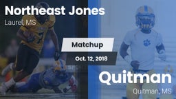 Matchup: Northeast Jones vs. Quitman  2018