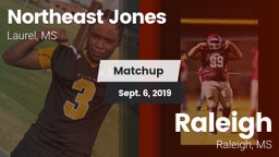 Matchup: Northeast Jones vs. Raleigh  2019