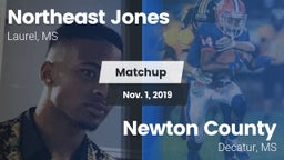 Matchup: Northeast Jones vs. Newton County  2019