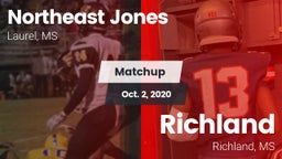 Matchup: Northeast Jones vs. Richland  2020