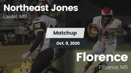 Matchup: Northeast Jones vs. Florence  2020