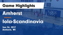Amherst  vs Iola-Scandinavia  Game Highlights - Jan 26, 2017