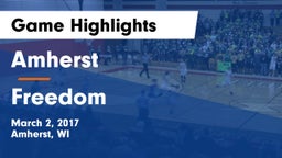 Amherst  vs Freedom  Game Highlights - March 2, 2017