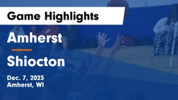 Amherst  vs Shiocton  Game Highlights - Dec. 7, 2023
